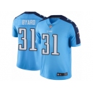 Men's Nike Tennessee Titans #31 Kevin Byard Limited Light Blue Rush NFL Jersey