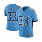 Men's Nike Tennessee Titans #33 Dion Lewis Light Blue Alternate Vapor Untouchable Limited Player NFL Jersey