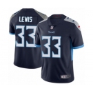 Men's Nike Tennessee Titans #33 Dion Lewis Navy Blue Team Color Vapor Untouchable Limited Player NFL Jersey