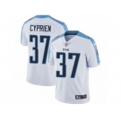 Men's Nike Tennessee Titans #37 Johnathan Cyprien Vapor Untouchable Limited White NFL Jersey
