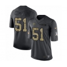 Men's Nike Tennessee Titans #51 Will Compton Limited Black 2016 Salute to Service NFL Jersey