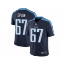 Men's Nike Tennessee Titans #67 Quinton Spain Vapor Untouchable Limited Navy Blue Alternate NFL Jersey
