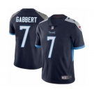 Men's Nike Tennessee Titans #7 Blaine Gabbert Navy Blue Team Color Vapor Untouchable Limited Player NFL Jersey