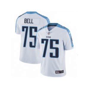 Men's Nike Tennessee Titans #75 Byron Bell Vapor Untouchable Limited White NFL Jersey