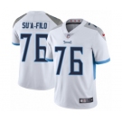 Men's Nike Tennessee Titans #76 Xavier Su'a-Filo White Vapor Untouchable Limited Player NFL Jersey
