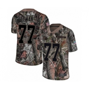 Men's Nike Tennessee Titans #77 Taylor Lewan Limited Camo Rush Realtree NFL Jersey