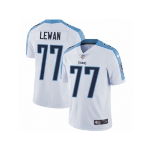 Men's Nike Tennessee Titans #77 Taylor Lewan Vapor Untouchable Limited White NFL Jersey