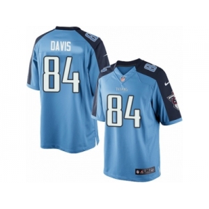 Men's Nike Tennessee Titans #84 Corey Davis Limited Light Blue Team Color NFL Jersey