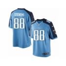 Men's Nike Tennessee Titans #88 Craig Stevens Limited Light Blue Team Color NFL Jersey