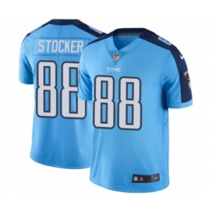 Men's Nike Tennessee Titans #88 Luke Stocker Limited Light Blue Rush Vapor Untouchable NFL Jersey