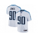 Men's Nike Tennessee Titans #90 DaQuan Jones Vapor Untouchable Limited White NFL Jersey