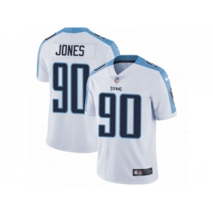 Men's Nike Tennessee Titans #90 DaQuan Jones Vapor Untouchable Limited White NFL Jersey