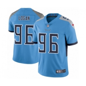 Men's Nike Tennessee Titans #96 Bennie Logan Light Blue Alternate Vapor Untouchable Limited Player NFL Jersey