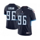 Men's Nike Tennessee Titans #96 Bennie Logan Navy Blue Team Color Vapor Untouchable Limited Player NFL Jersey