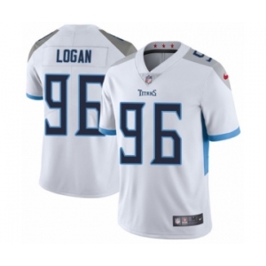 Men's Nike Tennessee Titans #96 Bennie Logan White Vapor Untouchable Limited Player NFL Jersey