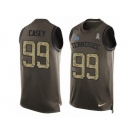 Men's Nike Tennessee Titans #99 Jurrell Casey Limited Green Salute to Service Tank Top NFL Jersey
