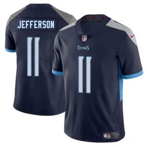 Men's Tennessee Titans #11 Van Jefferson Navy 2025 Vapor Untouchable Football Stitched Jersey
