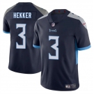 Men's Tennessee Titans #3 Johnny Hekker Navy 2025 Vapor Untouchable Football Stitched Jersey