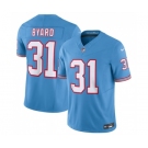 Men's Tennessee Titans #31 Kevin Byard Light Blue 2023 F.U.S.E. Vapor Limited Throwback Stitched Football Jersey