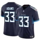Men's Tennessee Titans #33 Jamel Adams Navy 2024 F.U.S.E. Vapor Limited Football Stitched Jersey