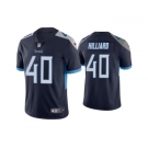 Men's Tennessee Titans #40 Dontrell Hilliard Navy Vapor Untouchable Stitched Jersey