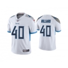 Men's Tennessee Titans #40 Dontrell Hilliard White Vapor Untouchable Stitched Jersey