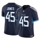 Men's Tennessee Titans #45 Dre'Mont Jones Navy 2025 F.U.S.E. Vapor Limited Football Stitched Jersey