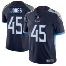 Men's Tennessee Titans #45 Dre'Mont Jones Navy 2025 Vapor Limited Football Stitched Jersey