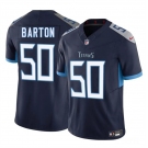 Men's Tennessee Titans #50 Cody Barton Navy 2025 F.U.S.E. Vapor Limited Football Stitched Jersey