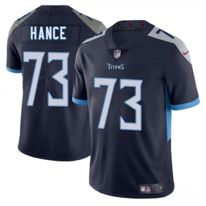 Men's Tennessee Titans #73 Blake Hance Navy 2025 Vapor Limited Football Stitched Jersey