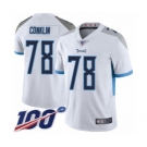 Men's Tennessee Titans #78 Jack Conklin White Vapor Untouchable Limited Player 100th Season Football Jersey