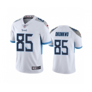 Men's Tennessee Titans #85 Chig Okonkwo White Vapor Untouchable Stitched Jersey