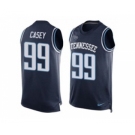 Nike Tennessee Titans #99 Jurrell Casey Navy Blue Alternate Men's Stitched NFL Limited Tank Top Jersey