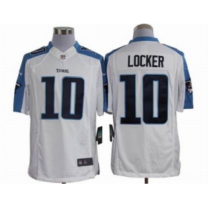 nike nfl jerseys tennessee titans #10 jake locker white[nike limited]