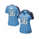 Women Nike Tennessee Titans #36 LeShaun Sims Game Light Blue Team Color NFL Jersey