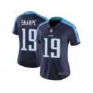 Women's Nike Tennessee Titans #19 Tajae Sharpe Vapor Untouchable Limited Navy Blue Alternate NFL Jersey