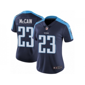 Women's Nike Tennessee Titans #23 Brice McCain Elite Navy Blue Alternate NFL Jersey