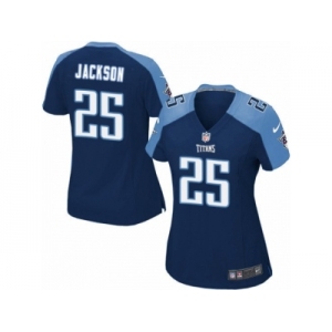 Women's Nike Tennessee Titans #25 Adoree' Jackson Limited Navy Blue Alternate NFL Jersey