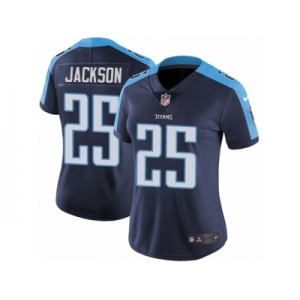 Women's Nike Tennessee Titans #25 Adoree' Jackson Vapor Untouchable Limited Navy Blue Alternate NFL Jersey