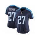 Women's Nike Tennessee Titans #27 Eddie George Vapor Untouchable Limited Navy Blue Alternate NFL Jersey