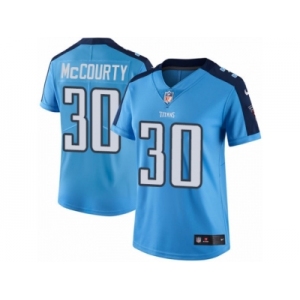 Women's Nike Tennessee Titans #30 Jason McCourty Limited Light Blue Rush NFL Jersey