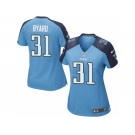 Women's Nike Tennessee Titans #31 Kevin Byard Game Light Blue Team Color NFL Jersey