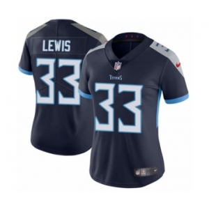 Women's Nike Tennessee Titans #33 Dion Lewis Navy Blue Team Color Vapor Untouchable Limited Player NFL Jersey