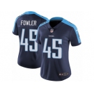 Women's Nike Tennessee Titans #45 Jalston Fowler Vapor Untouchable Limited Navy Blue Alternate NFL Jersey