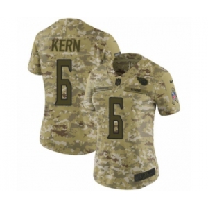 Women's Nike Tennessee Titans #6 Brett Kern Limited Camo 2018 Salute to Service NFL Jersey
