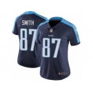 Women's Nike Tennessee Titans #87 Jonnu Smith Vapor Untouchable Limited Navy Blue Alternate NFL Jerse