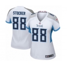 Women's Nike Tennessee Titans #88 Luke Stocker Game White NFL Jersey