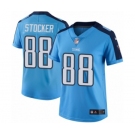Women's Nike Tennessee Titans #88 Luke Stocker Limited Light Blue Rush Vapor Untouchable NFL Jersey