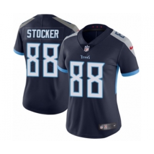 Women's Nike Tennessee Titans #88 Luke Stocker Navy Blue Team Color Vapor Untouchable Limited Player NFL Jersey