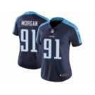 Women's Nike Tennessee Titans #91 Derrick Morgan Vapor Untouchable Limited Navy Blue Alternate NFL Jersey
